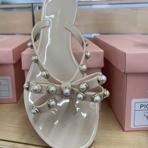 Nude & Pearl Sandal